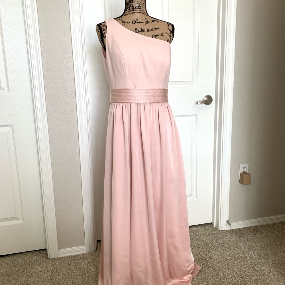 Vera Wang Single Shoulder Dress